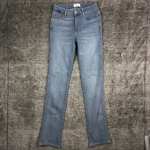 7 For All Mankind Kimmie Straight Leg Denim Jeans Women's 26 - Picture 2 of 11